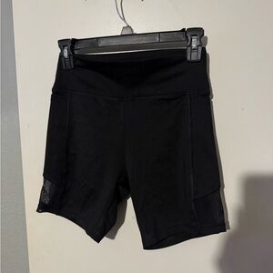 PINK Victoria's Secret Black High-Waist Bike Shorts